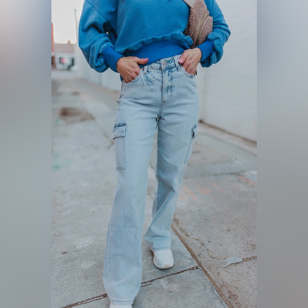 Vervet blue 90’s vintage straight denim jean